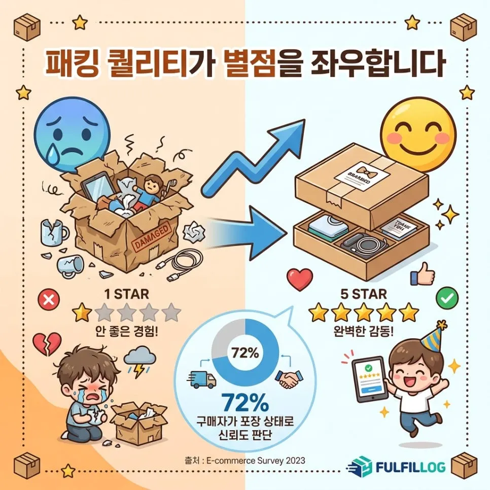 창원 물류대행, 별점 5점 받는포장 디테일 공개 설명 이미지