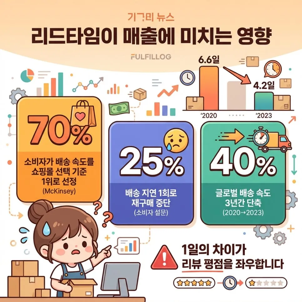 02Lead Time이 매출에 미치는 영향, 숫자로 보면 설명 이미지