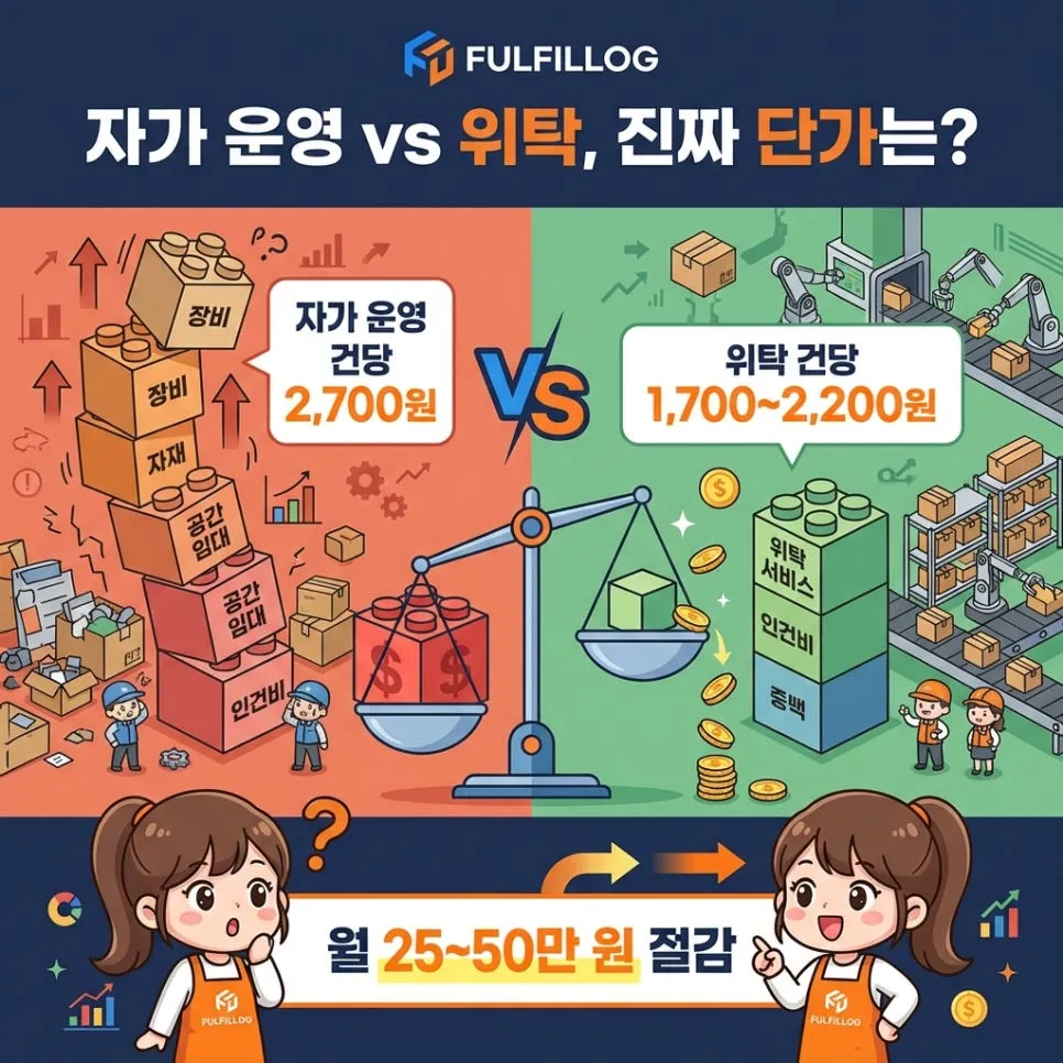 직접 vs위탁— 실제 비용을 비교합니다 설명 이미지