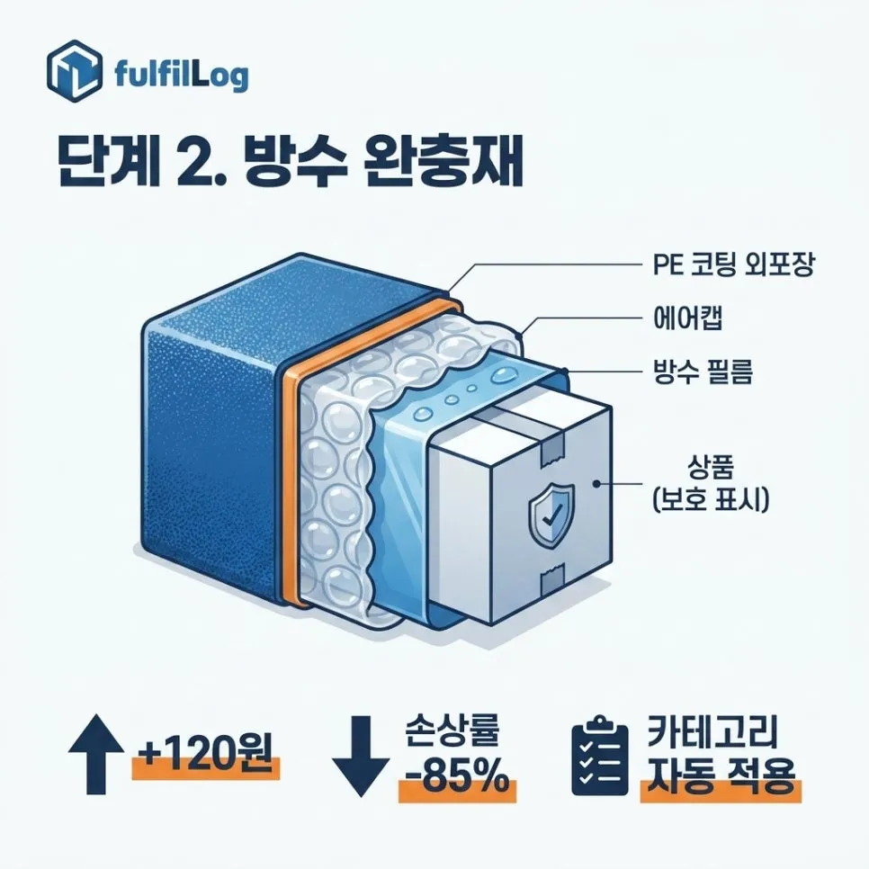 2단계 — 방수 완충재 추가 설명 이미지