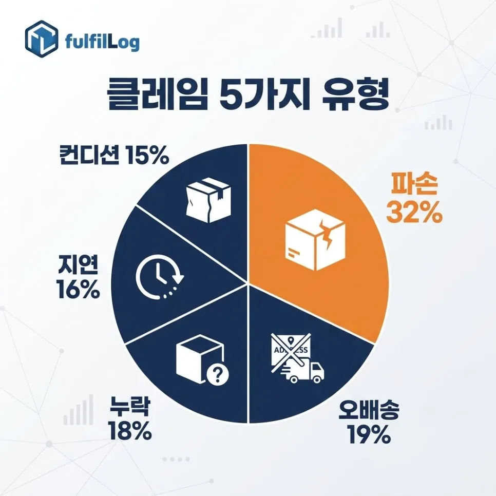 클레임 5가지 유형 설명 이미지