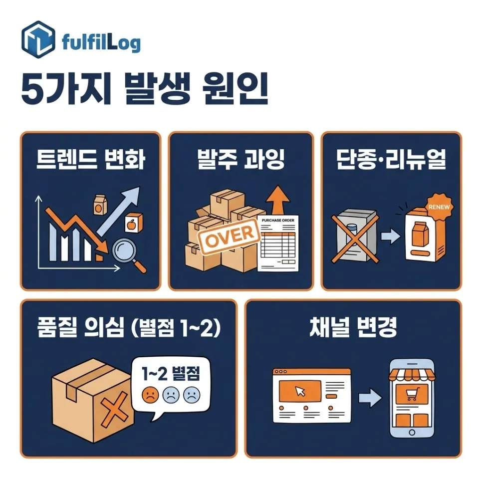 발생 원인 — 5가지 설명 이미지
