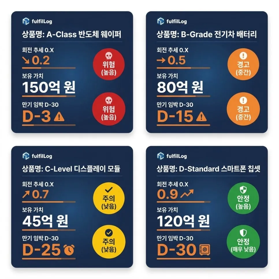 리포트 정보 — 4가지 설명 이미지