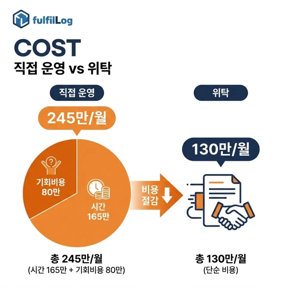 외곽 사장님의 직접 운영 진짜 비용 설명 이미지