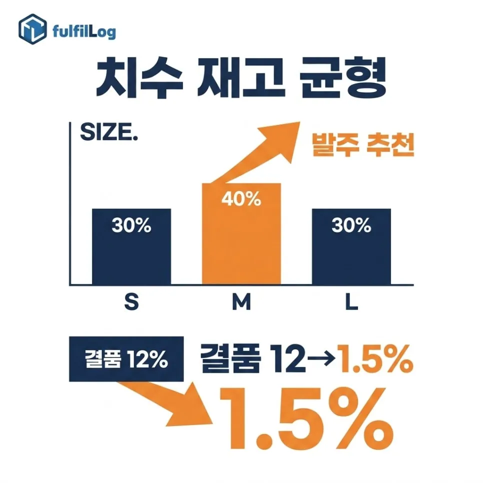 단계 3. 치수별 재고 균형 설명 이미지