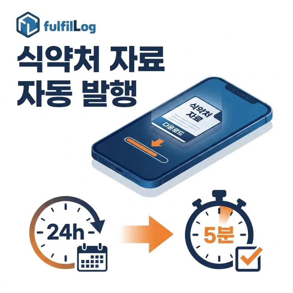단계 5. 보건당국 자료 즉시 발행 설명 이미지