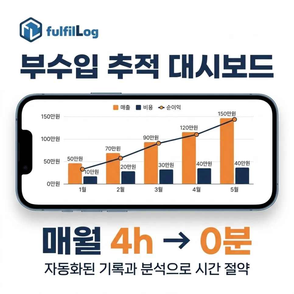 단계 4. 부수입 추적 대시보드 설명 이미지