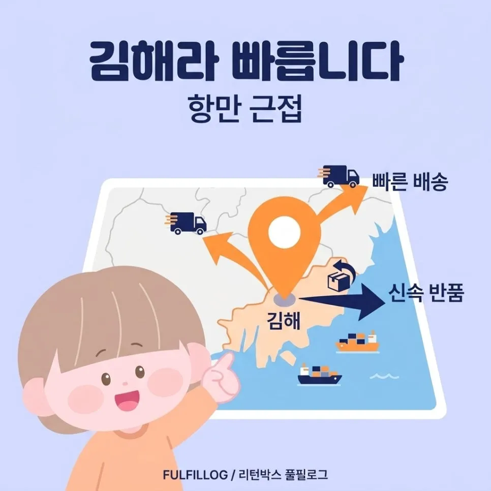 김해라 가능한 빠른 반품 처리 설명 이미지
