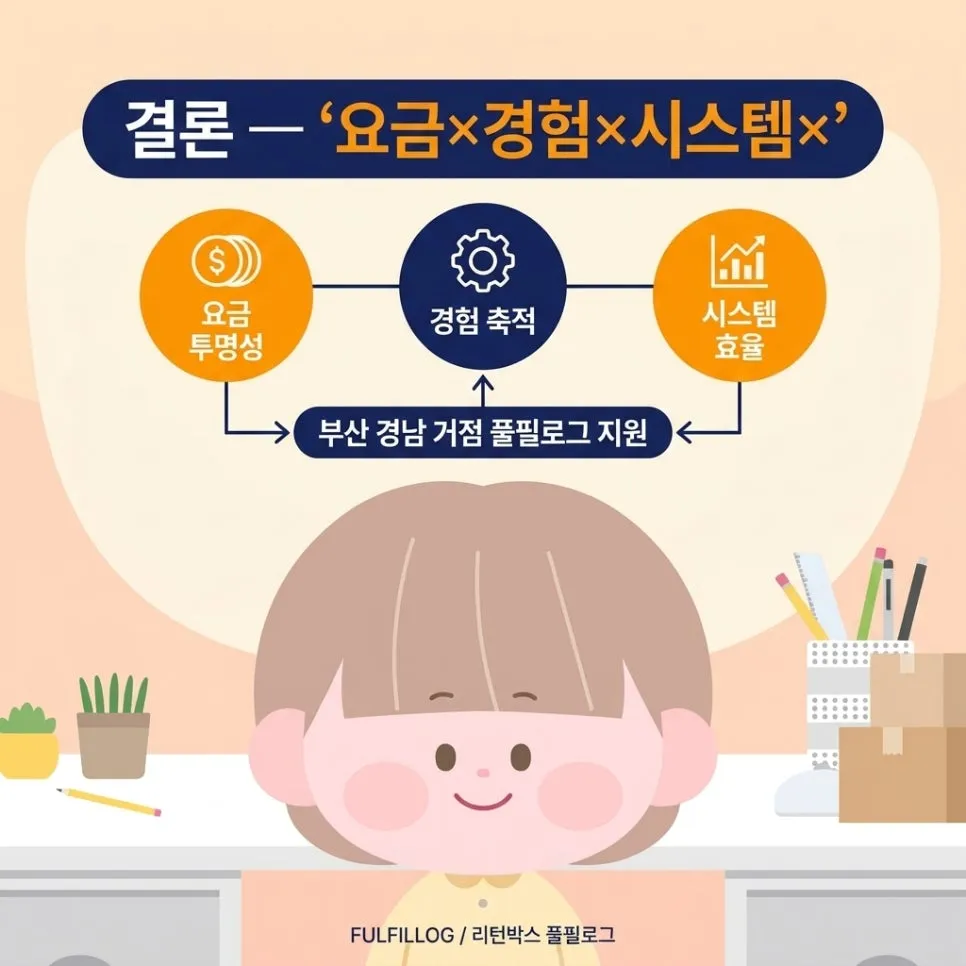 결론 — '요금×경험×시스템×확장성'으로 판단하세요 설명 이미지