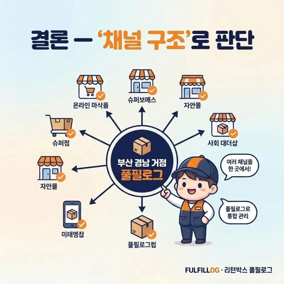 결론 — '채널 구조'로 판단하세요 설명 이미지