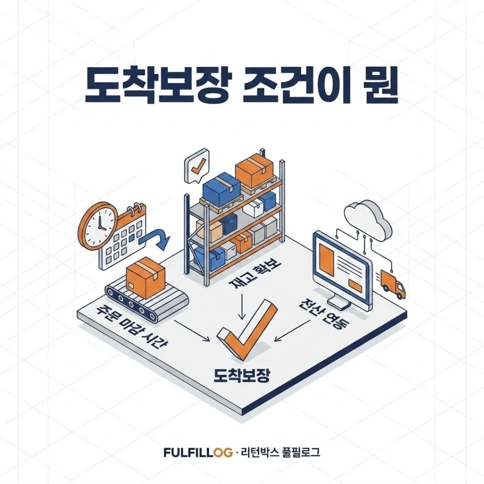 네이버 풀필먼트 도착보장 대응 출고 체계 (2026) 설명 이미지
