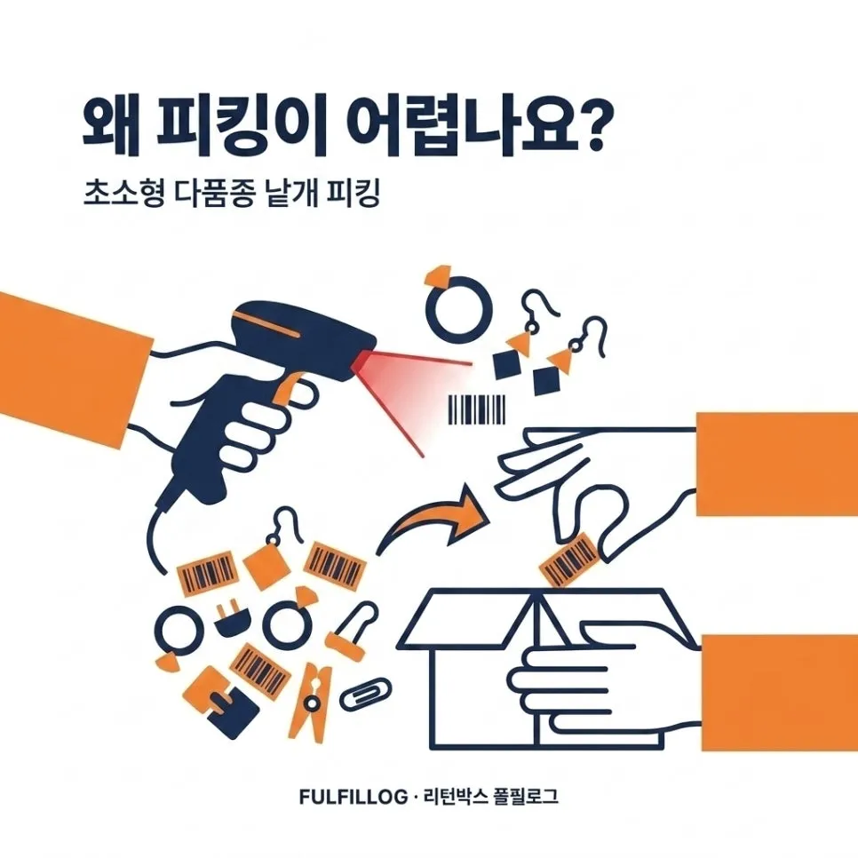 액세서리 풀필먼트 초소형 다품종 낱개 피킹법 (2026) 설명 이미지