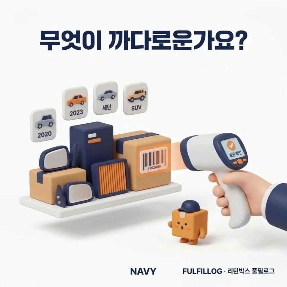 자동차용품 풀필먼트 중량·대형 부품 취급법 (2026) 설명 이미지
