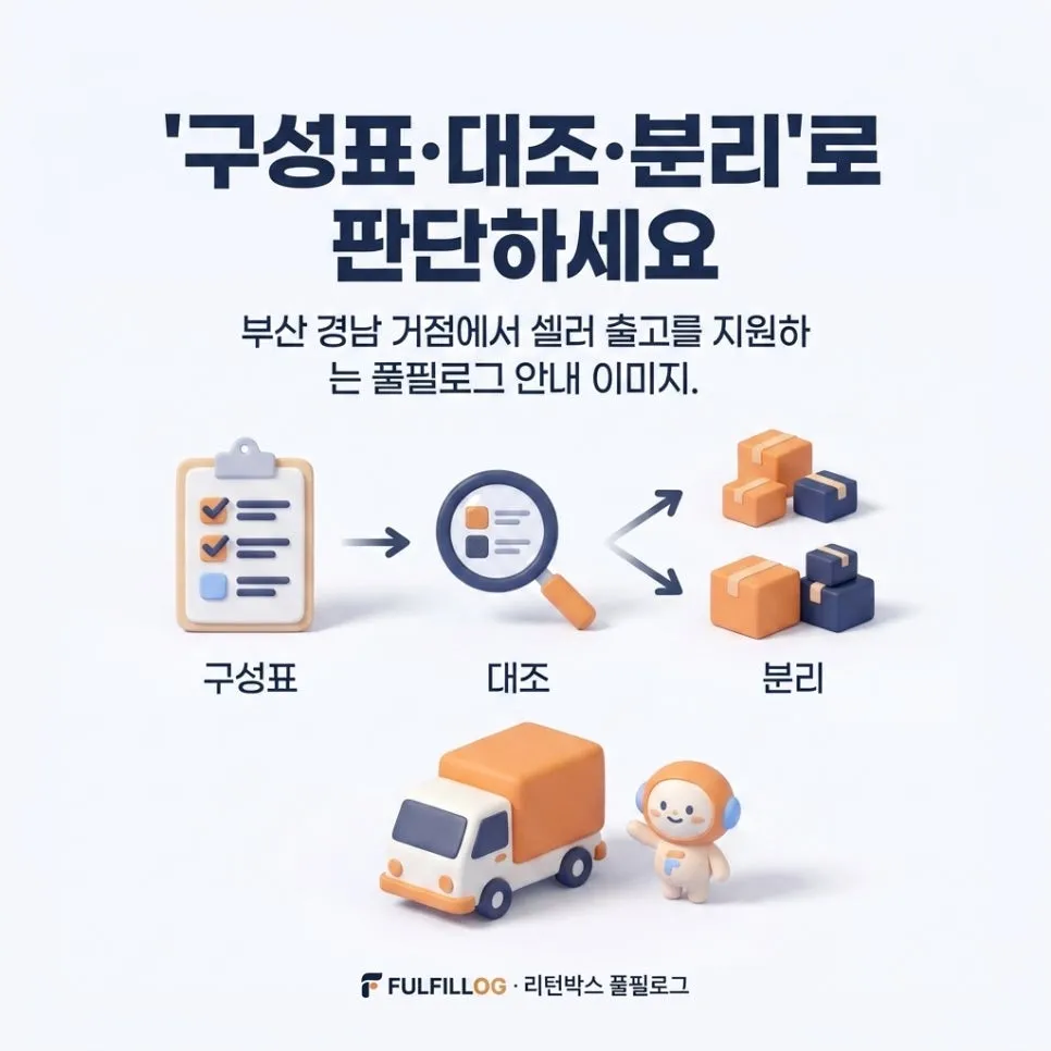 결론 — '구성표·대조·분리'로 판단하세요 설명 이미지