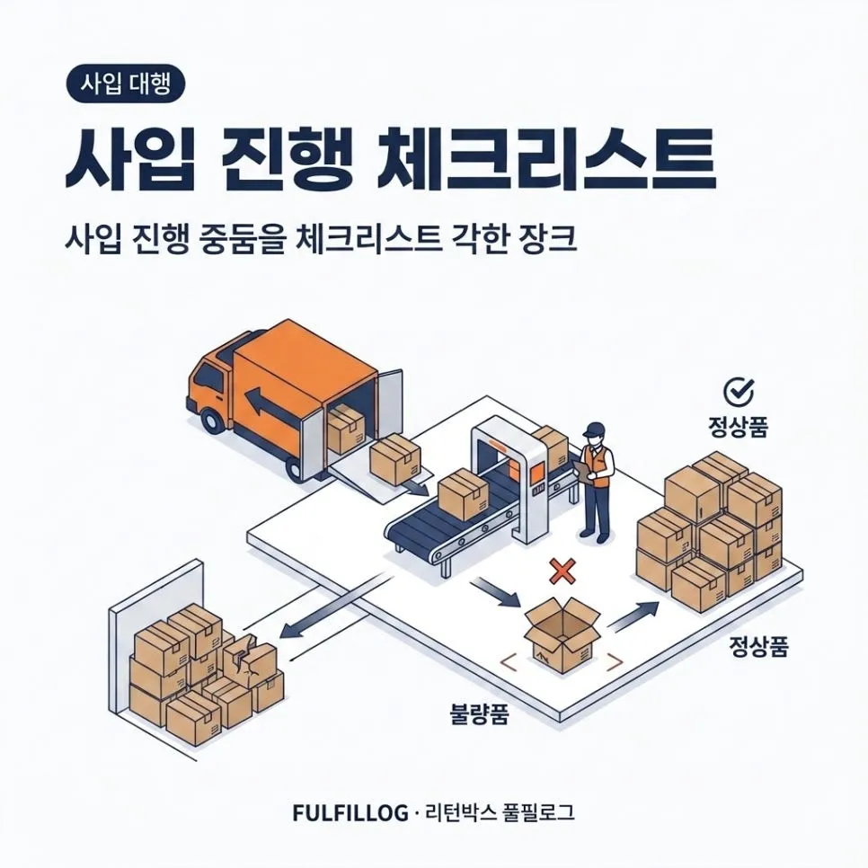 사입 진행 체크리스트 설명 이미지