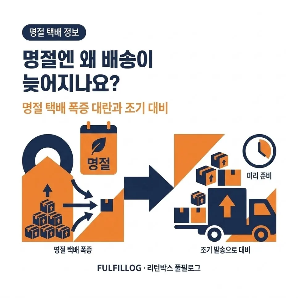 부산 물류대행 명절 택배 대란 이렇게 대비합니다 (2026) 설명 이미지