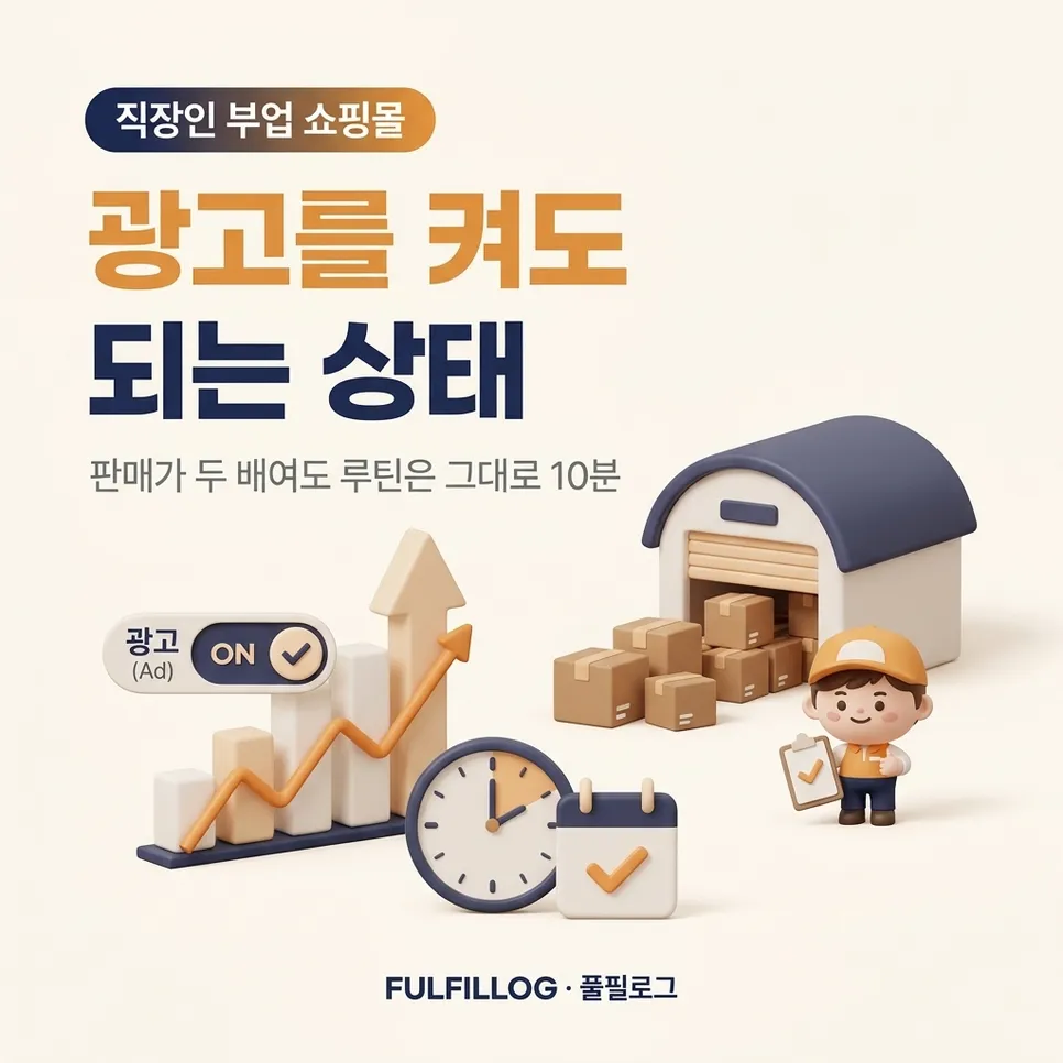 광고를 켜도 되는 상태 만들기 설명 이미지